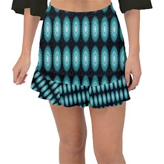 Mandala Pattern Fishtail Mini Chiffon Skirt by Sparkle