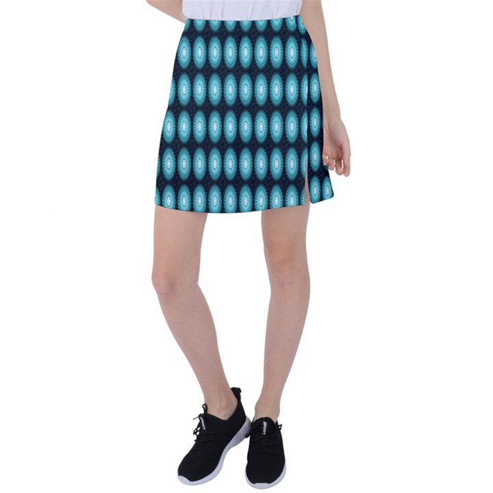 Mandala Pattern Tennis Skirt