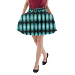 Mandala Pattern A-line Pocket Skirt by Sparkle