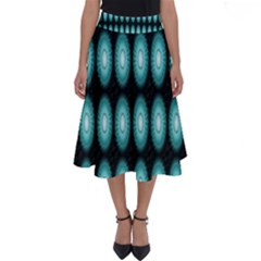 Mandala Pattern Perfect Length Midi Skirt by Sparkle