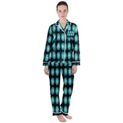 Mandala Pattern Satin Long Sleeve Pyjamas Set by Sparkle