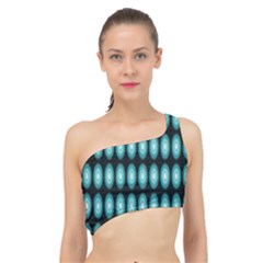 Mandala Pattern Spliced Up Bikini Top 