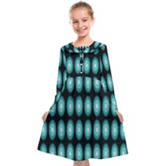 Mandala Pattern Kids  Midi Sailor Dress by Sparkle