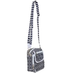 Optical Illusion Shoulder Strap Belt Bag by Sparkle