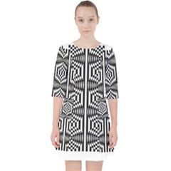 Optical Illusion Pocket Dress by Sparkle