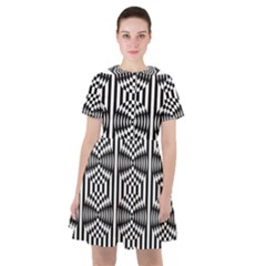 Optical Illusion Sailor Dress