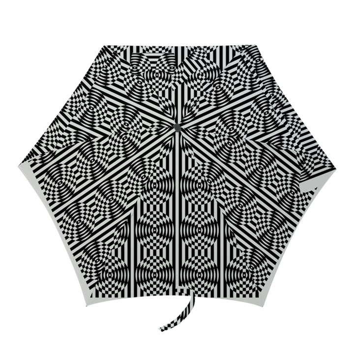 Optical Illusion Mini Folding Umbrellas