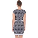 Mandala Pattern Capsleeve Drawstring Dress  View2