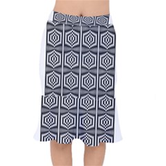 Mandala Pattern Short Mermaid Skirt