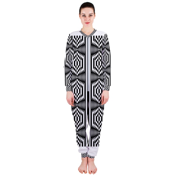 Optical Illusion OnePiece Jumpsuit (Ladies) 