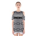 Optical Illusion Shoulder Cutout One Piece Dress View1