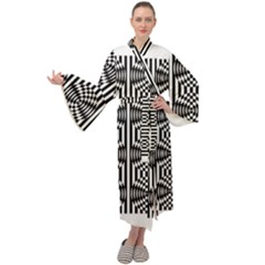 Mandala Pattern Maxi Velour Kimono by Sparkle