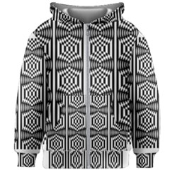 Mandala Pattern Kids  Zipper Hoodie Without Drawstring by Sparkle