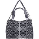 Mandala Pattern Double Compartment Shoulder Bag View1