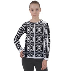 Mandala Pattern Women s Long Sleeve Raglan Tee