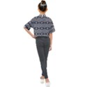 Optical Illusion Kids Mock Neck Tee View2