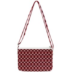 Red Kalider Double Gusset Crossbody Bag