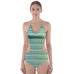 Polka Dots Cut-out One Piece Swimsuit by Sparkle