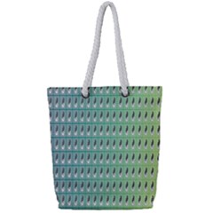 Polka Dots Full Print Rope Handle Tote (small) by Sparkle