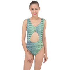 Polka Dots Center Cut Out Swimsuit by Sparkle