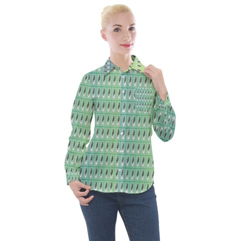 Sparkcubes Women s Long Sleeve Pocket Shirt by Sparkle