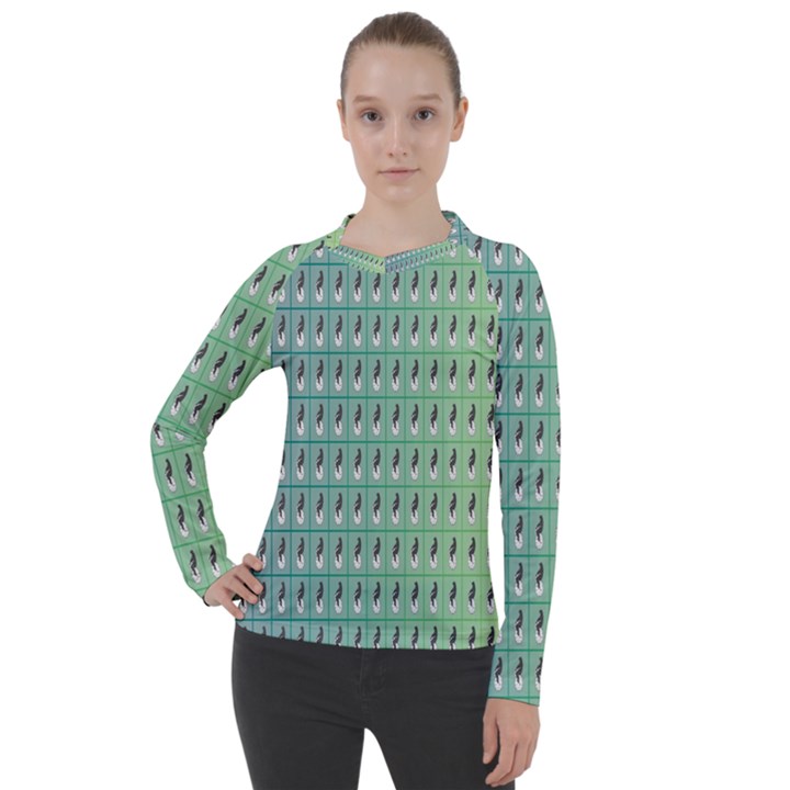 Bearcycling Women s Pique Long Sleeve Tee