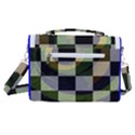 Digital Checkboard Satchel Shoulder Bag View3