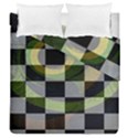 Circle Checks Duvet Cover Double Side (Queen Size) View1