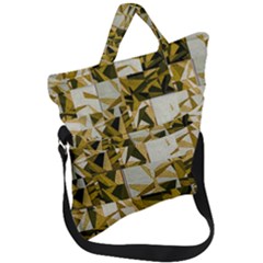 Random Design Fold Over Handle Tote Bag by Sparkle