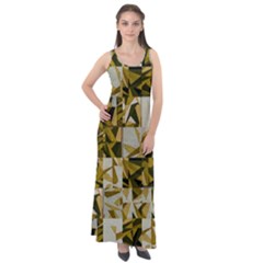 Funnyspider Sleeveless Velour Maxi Dress