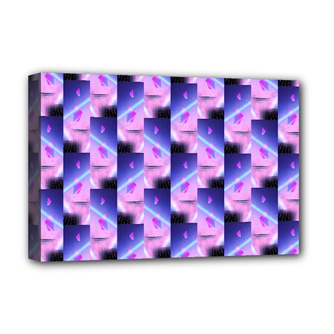 Digital Waves Deluxe Canvas 18  X 12  (stretched) by Sparkle