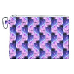 Digital Waves Canvas Cosmetic Bag (xl) by Sparkle