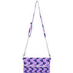 Digital Waves Mini Crossbody Handbag