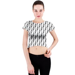 Shiny Knot Crew Neck Crop Top by Sparkle