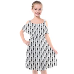 Shiny Knot Kids  Cut Out Shoulders Chiffon Dress by Sparkle