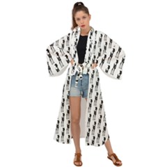 Shiny Knot Maxi Kimono by Sparkle