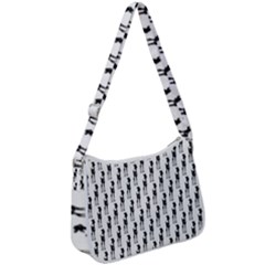 Shiny Knot Zip Up Shoulder Bag by Sparkle