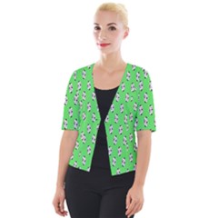 Knotty Ball Cropped Button Cardigan by Sparkle