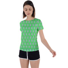 Knotty Ball Back Circle Cutout Sports Tee