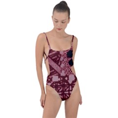 Kelani Tie Strap One Piece Swimsuit by SEVENink