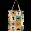 Egyptian Flat Style Icons Zipper Classic Tote Bag View2