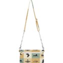 Egyptian Flat Style Icons Mini Crossbody Handbag View2