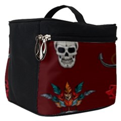 Tattoo Old School Background Pattern Make Up Travel Bag (small)