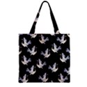 Crane Pattern Zipper Grocery Tote Bag View2