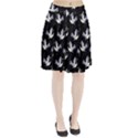 Crane Pattern Pleated Skirt View1