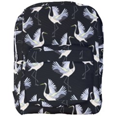 Crane Pattern Full Print Backpack by Wegoenart