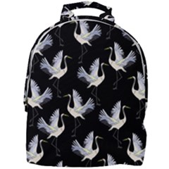 Crane Pattern Mini Full Print Backpack by Wegoenart