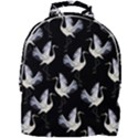 Crane Pattern Mini Full Print Backpack View1