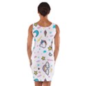 Unicorns Rainbows Seamless Pattern Wrap Front Bodycon Dress View2