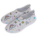 Unicorns Rainbows Seamless Pattern No Lace Lightweight Shoes View2